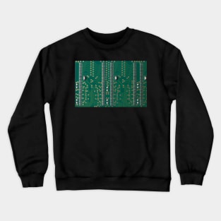 Memory chip circuit board detail Crewneck Sweatshirt